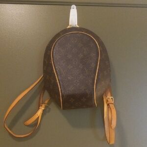 Elegant Brown Monogram Backpack